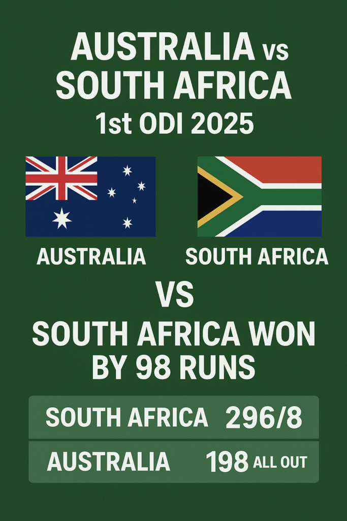 Australia vs South Africa