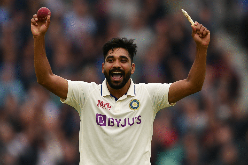 India Clinches Thrilling 5th Test Win by 6 Runs