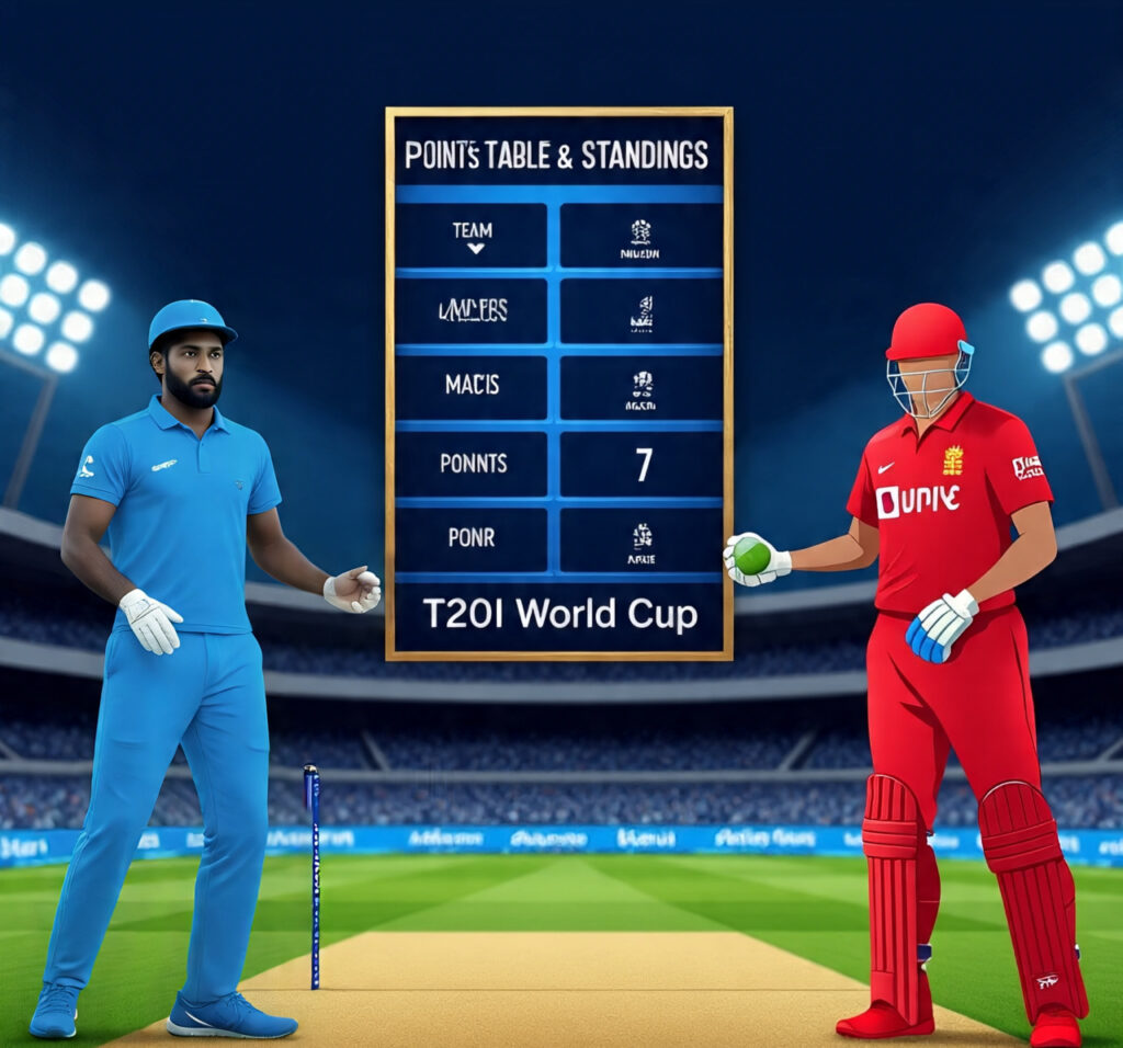 T20I World Cup Points Table & Standings: How Teams Qualify and Why Every Match Matters